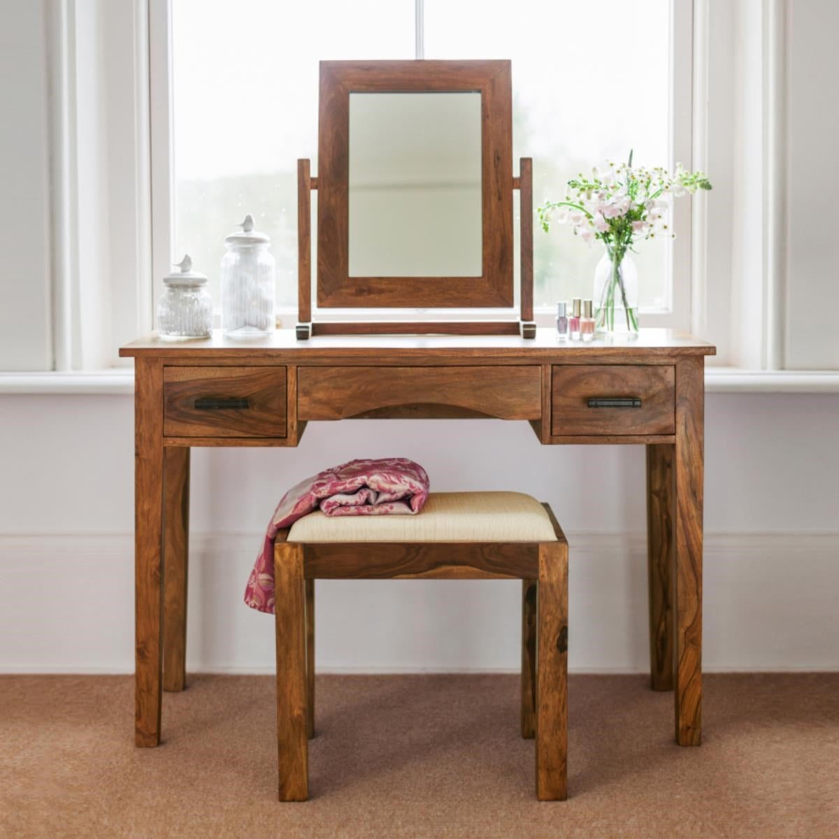 Wooden Dressing table- Marigold – Wooden View